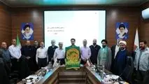 مراسم استقبال از پرچم گنبد مطهر آستان قدس رضوی و حرم حضرت امام‌ رضا علیه‌السلام در شرکت فولاد خوزستان

