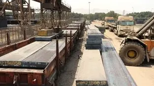 رشد بیش از 9 برابری حمل ریلی محصولات فولاد هرمزگان