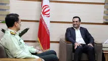 دیدار مدیرعامل فولاد آلیاژی ایران با فرمانده جدید انتظامی یزد