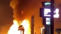 آتش‌سوزی در پالایشگاه نفت شالمت آمریکا