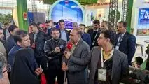 معاون علمی و فناوری و اقتصاد دانش بنیان ریاست جمهوری از غرفه فولاد خوزستان در بیست و دومین نمایشگاه بین‌المللی محیط زیست بازدید کرد