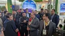 معاون علمی و فناوری و اقتصاد دانش بنیان ریاست جمهوری از غرفه فولاد خوزستان در بیست و دومین نمایشگاه بین‌المللی محیط زیست بازدید کرد