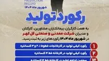 رکوردهای تولید کارخانجات شرکت معدنی و صنعتی گل گهر در شهریورماه ۱۴۰۴