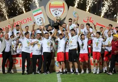 تیم امید فولاد خوزستان قهرمان لیگ برتر شد

