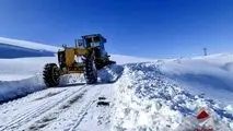 صبانور در کنار مردم کرانی؛ برف‌روبی و امدادرسانی به جاده‌های روستایی بیجار​