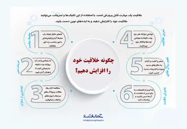چگونه خلاقیت خود را افزایش دهیم؟