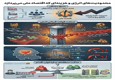 خودتحریمی انرژی؛ بهای سنگینی که صنعت و اشتغال می‌پردازد