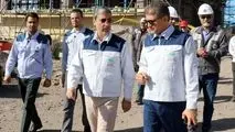 علی رسولیان، مدیرعامل فولاد سنگان همراه با تنی چند از معاونین و مدیران این شرکت از پروژه های توسعه ای بازدید نمود