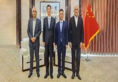 ملاقات مدیران عامل صنایع خودروسازی و سازمان عمران کرمان با سفیر چین