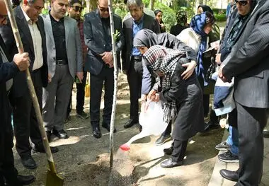 بوستان قیطریه میزبان نهال های تازه در روز تولد امام شهید بود