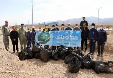 فولاد غدیر نی ریز پیشگام در پاکسازی محیط زیست در هفته هوای پاک