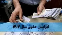 جزییات افزایش ۴۵ درصدی حقوق در سال آینده اعلام شد