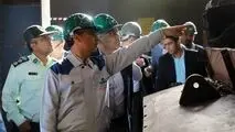 بازدید مدیر عامل فولاد سنگان و فرمانداران شهرهای مرزی استان خراسان رضوی از کارخانجات کنسانتره و گندله سازی فولاد سنگان

