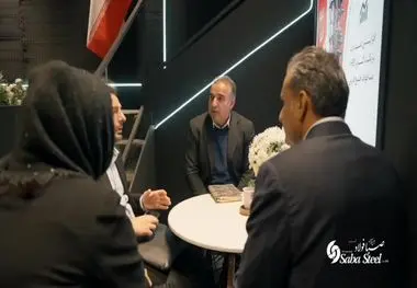 ببینید/غرفه صبا فولاد خلیج فارس در سومین روز بیست و دومین نمایشگاه بین‌المللی ایران متافو
