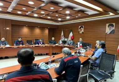 برگزاری جلسه کمیته بحران شرکت فولاد اکسین خوزستان با تأکید بر آرامش پایدار، آمادگی کامل و تداوم ایمن تولید