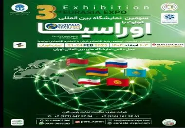 حضور ایمیدرو در سومین نمایشگاه بین المللی تجارت با اوراسیا؛ ۳تا ۶ اسفند

