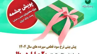 برندگان پویش «چشمه» پست‌بانک ایران انتخاب و به شعب برای پیش بینی نرخ سود معرفی شدند