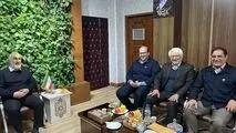 دیدار مدیرعامل با استاندار خوزستان و ارائه گزارش طرح‌های ملی شرکت
