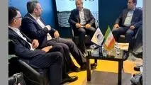 حضور رایزنان اقتصادی و بازرگانی ایران در بغداد در غرفه چادرملو