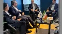 حضور رایزنان اقتصادی و بازرگانی ایران در بغداد در غرفه چادرملو