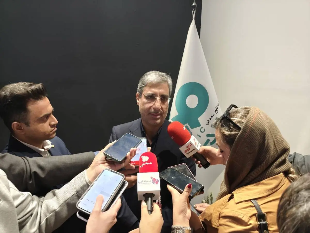 تأکید مدیرعامل فولاد سنگان بر پایداری تولید و سرمایه‌گذاری‌های جدید در نمایشگاه ایران متافو ۱۴۰۴