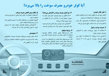 آیا کولر خودرو مصرف سوخت را بالا می‌برد؟