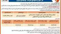 چاپ و انتشار نوبت اول آگهی فراخوان شرکت آلومینای ایران با موضوع: