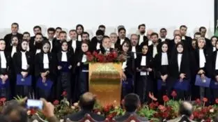 برگزاری مراسم پنجاه و دومین تحلیف کارآموزان وکالت در استان اصفهان