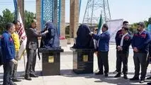 رونمایی از سردیس های شهید حاج قاسم سلیمانی و شهید علی هاشمی در فولاد اکسین خوزستان

