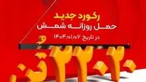 رکورد حمل روزانه شمش در فولاد خوزستان شکسته شد