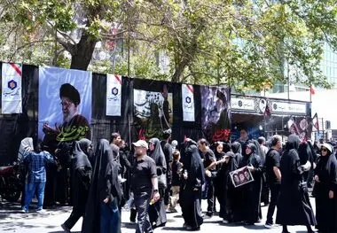 تداوم خدمت‌رسانی بانک سینا به عزاداران در دومین روز آیین وداع با رهبر شهید انقلاب