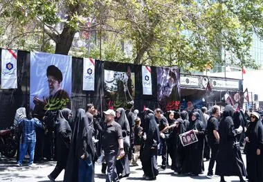 تداوم خدمت‌رسانی بانک سینا به عزاداران در دومین روز آیین وداع با رهبر شهید انقلاب