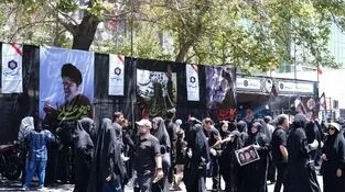 تداوم خدمت‌رسانی بانک سینا به عزاداران در دومین روز آیین وداع با رهبر شهید انقلاب