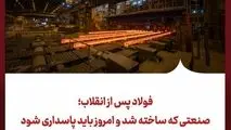 فولاد پس از انقلاب؛ صنعتی که ساخته شد و امروز باید پاسداری شود