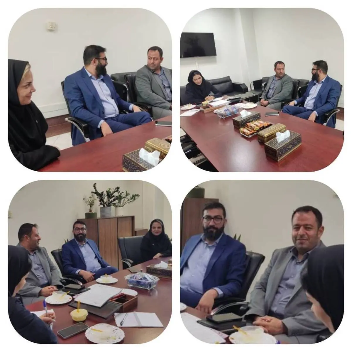 نشست مشترک شعبه ایثار بیمه دی و شرکت توزیع نیروی برق تهران بزرگ

