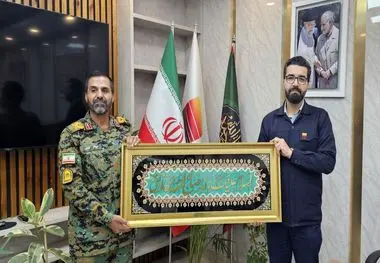  قدردانی فرمانده یگان ویژه استان خوزستان از تعاملات سازنده شرکت فولاد خوزستان 
