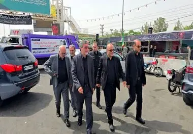 حضور دکتر علی جباری، مدیران و کارکنان بیمه ایران در مراسم تشییع امام شهید