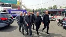 حضور دکتر علی جباری، مدیران و کارکنان بیمه ایران در مراسم تشییع امام شهید