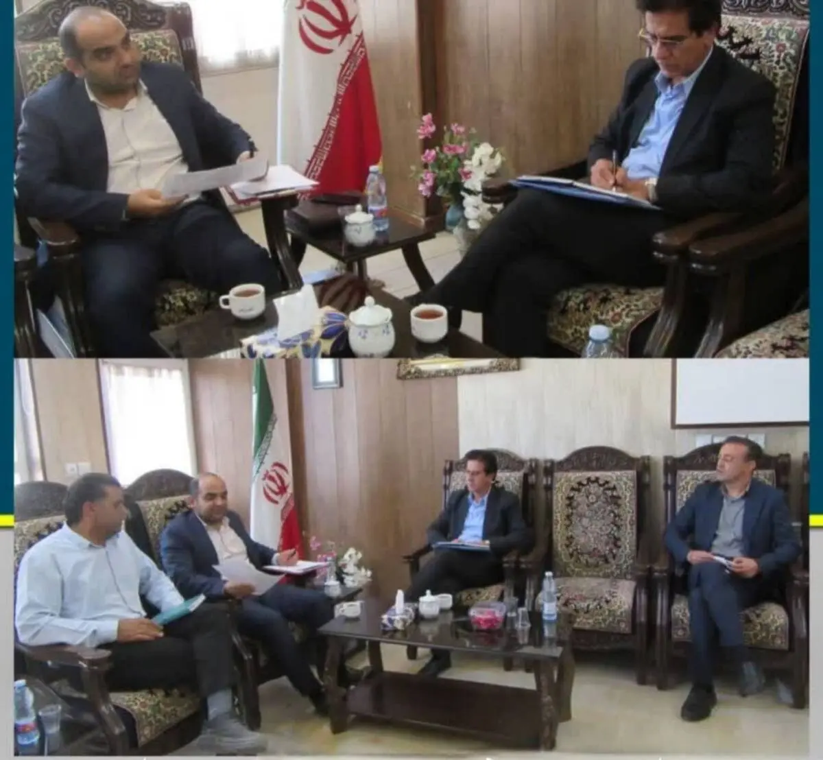 در دیدار معاون هماهنگی برق شهرستان ها با فرماندار انار تاکید شد:
 تسریع در اجرای نیروگاه‌های خورشیدی با تعیین تکلیف زمین‌ها
