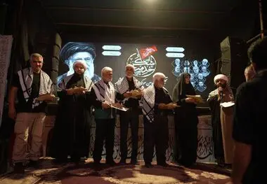 برگزاری آیین نکوداشت فعالان مواکب مرز شلمچه توسط شهرداری منطقه یک

