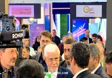 بازدید مقامات عالی‌رتبه از غرفه مشترک ایمیدرو و ایریتک در نمایشگاه ایران اکسپو

