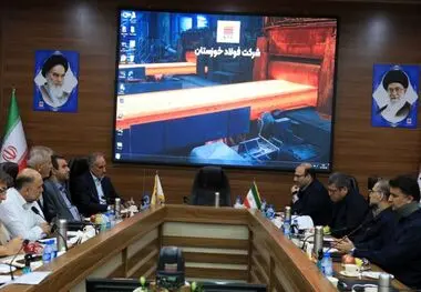 در راستای همکاری فیمابین شرکت فولاد خوزستان و شرکت برق منطقه ای خوزستان برگزار شد؛
نشست مدیرعامل شرکت فولاد خوزستان با مدیرعامل برق منطقه‌ای استان