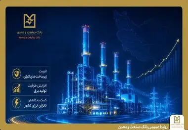  بهره‌برداری از ۵ طرح نیروگاهی با تأمین مالی بانک صنعت و معدن در دولت چهاردهم
