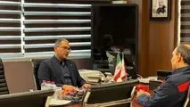 دیدار مدیرعامل شرکت فولاد اکسین خوزستان با شهردار منطقه ۸ اهواز