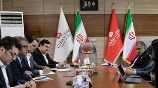 نشست مشترک مدیرعامل بانک ملت و رییس دانشگاه صنعتی شریف با موضوع حمایت از تولیدات علمی و فناورانه