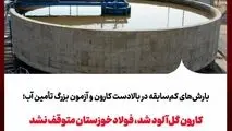 کارون گل‌آلود شد، فولادخوزستان متوقف نشد
