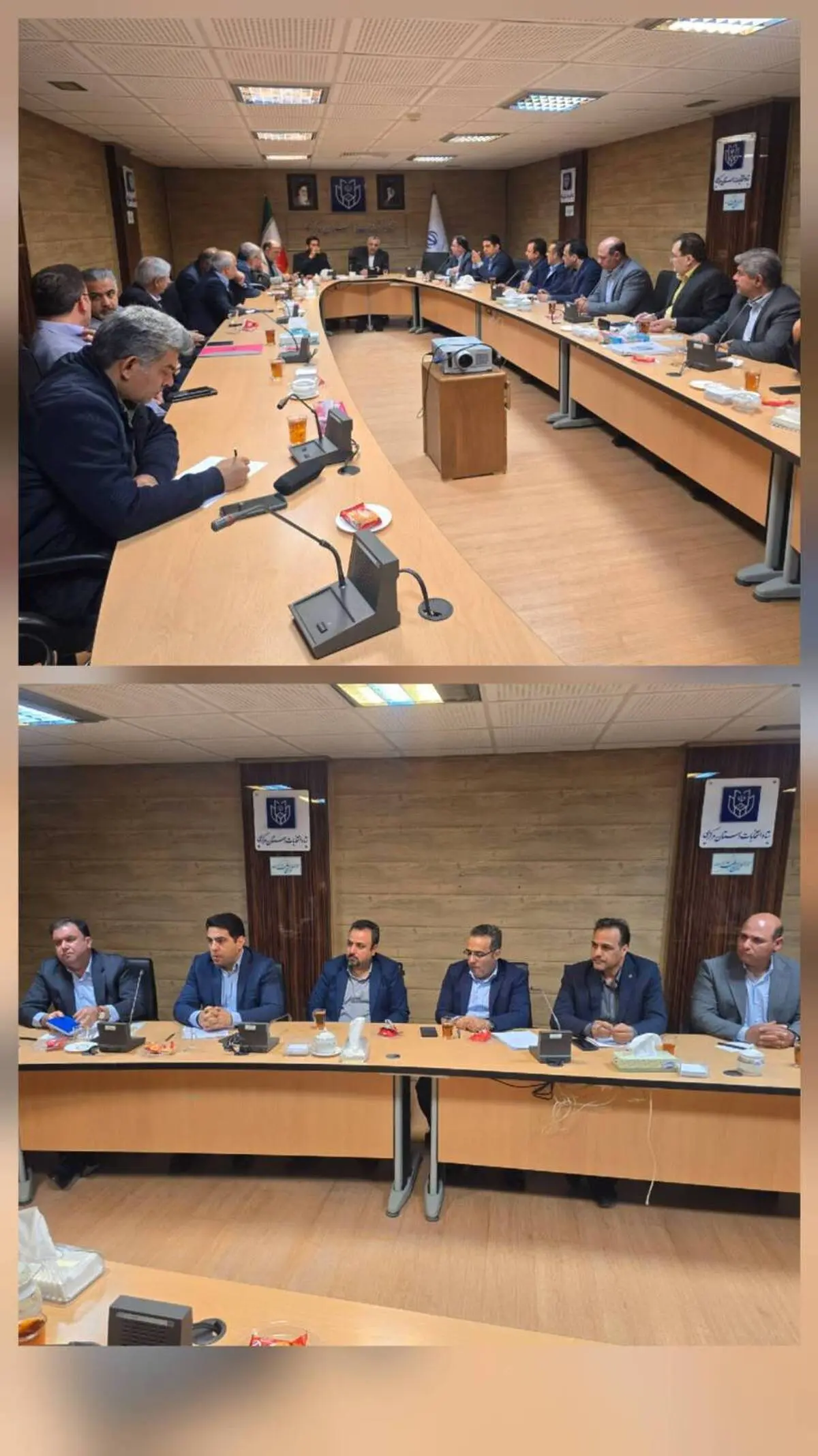 نشست شورای هماهنگی شرکت‌های بیمه استان مرکزی در بیمه دی برگزار شد