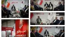 بازدید نمایندگان استان همدان از غرفه صبانور