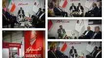 بازدید نمایندگان استان همدان از غرفه صبانور