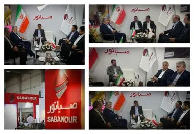 بازدید نمایندگان استان همدان از غرفه صبانور